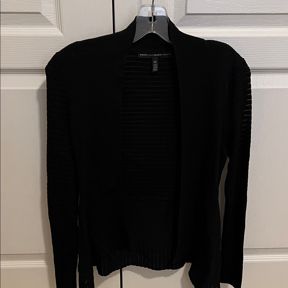 White House Black Market Black Cardigan